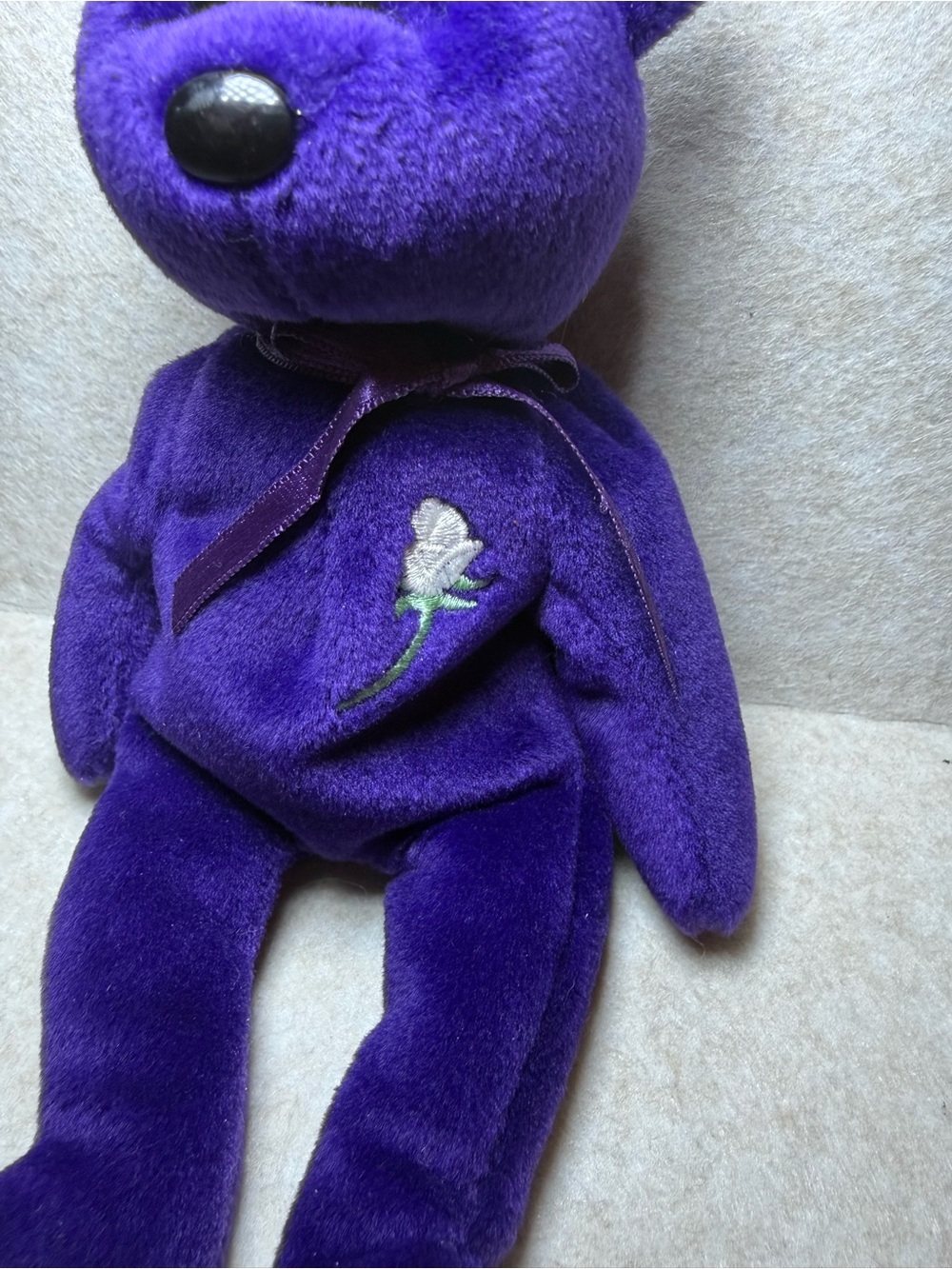 Vintage Rare TY Inc 1997 Princess Diana Bear Tush Tag Errors First Edition - Picture 3 of 11